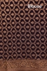 Pure Handloom Zari Butta Banarasi Crepe Silk Saree